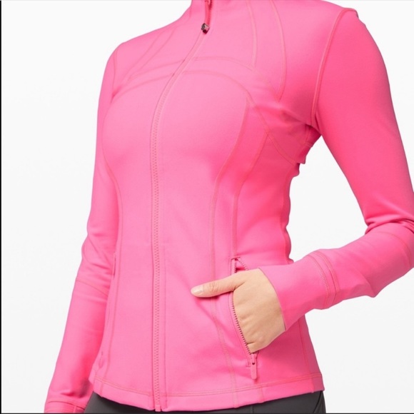 lululemon hot pink define jacket